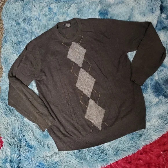 DOCKERS~ CREWNECK GRAY SWEATER - Picture 4 of 7